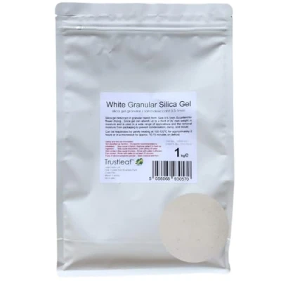 Imagen de Trustleaf Bolsa de gel sílice granular 1 kg granos 0,5 a mm, secado flores (bolsa ws)&quot;
