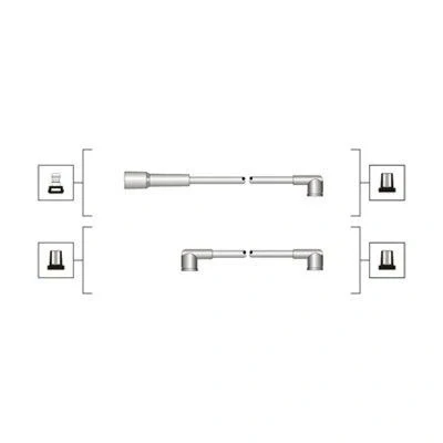 Imagen de MAGNETI MARELLI 941319170060 Juego de Cables Encendido