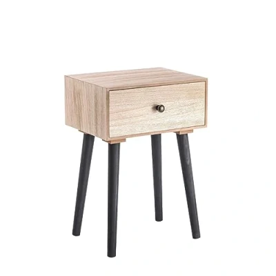 Imagen de Arcoroc Vinthera Moa Mesilla MDF Natural con Patas De Pino 35x26x50cm