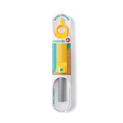 Imagen de Makedo SCRU Driver Kit ES construcción cartón para Uso Tornillos Herramienta expansión Cualquier Juego niños, Edad 4 +