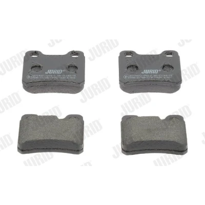 Imagen de JURID 571407J Juego de pastillas freno no preparado para indicador desgaste sin accesorios OPEL: Astra F CC, Calibra A, Kadett E CC