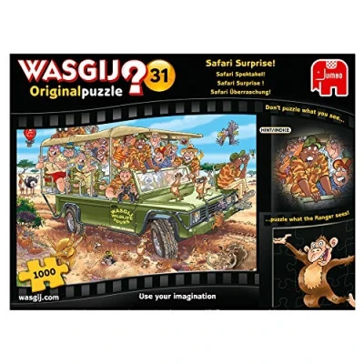 Imagen de Wasgij Original 31 Safari Surprise 1000 Piezas Rompecabezas, Multicolor (Jumbo JUM19164)