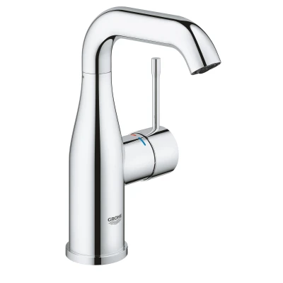 Imagen de Grohe Grifo de lavabo 1/2&quot;, tamaño M, cuerpo liso, EcoJoy, instalación Quickfix Plus (Ref. 23463001)