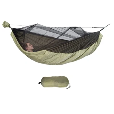 Imagen de AMAZONAS Ultra Light Hamaca para Mosquitos, Acolchada, XXL, protección térmica integrada Aprox. ≥ 5 C, Superficie de Descanso 2,75 x 1,40 m, Peso 0,95 kg, hasta 200 kg
