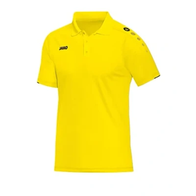 Imagen de JAKO Polo Classico para Hombre, Color Amarillo, Talla S