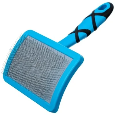 Imagen de Groom Professional Curved Soft Slicker Pet Grooming Brush Large