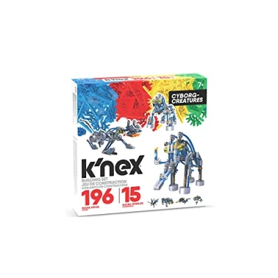 Imagen de Basic Fun K&#039;NEX, Juego de construcción Cyborg Creatures, 12643, Kit Aprendizaje CTIM con 196 Piezas para 15 Modelos, ingeniería Infantil, Juguetes Edades a Partir 8+