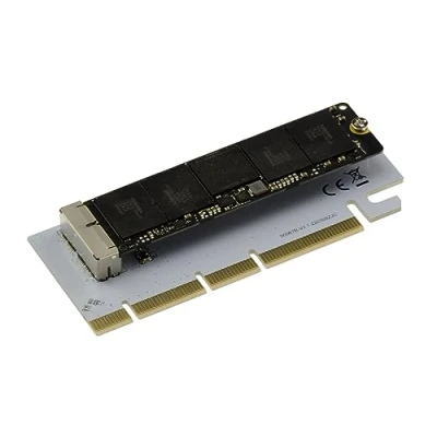 Imagen de Kalea INFORMATIQUE Adaptador PCIe x4 x8 x16 para Unidades SSD Mac de 12+16 Patillas Fabricadas después 2013, Leer y Escribir en una Unidad Desde un Puerto PCI Express