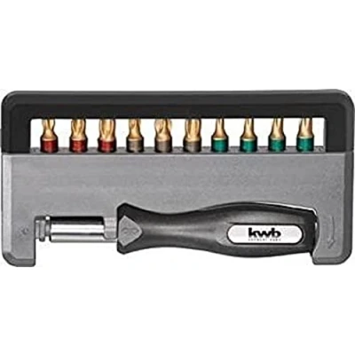 Imagen de KWB funda 79791 Titan 12 piezas 154010 (PH, PZ, Torx, acero tq60), 0 W, V