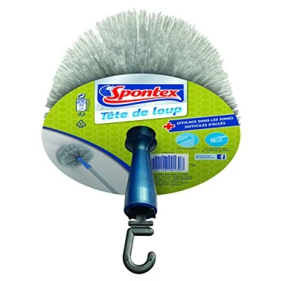 Imagen de SPONTEX 1 Cabeza de lobo Fibras suaves Eliminación polvo conveniente y eficiente Ideal para zonas difícil acceso