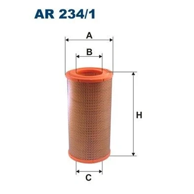 Imagen de FILTRON AR 234/1 Filtro de aire 262 135 Cartucho filtrante