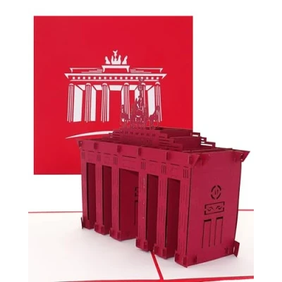 Imagen de &#039;Pop Up tarjeta &quot;Berlin Brandenburger Tor GG02, viaje, 3d de invitación, cupones, tarjetas felicitación Berlin, regalo, cumpleaños