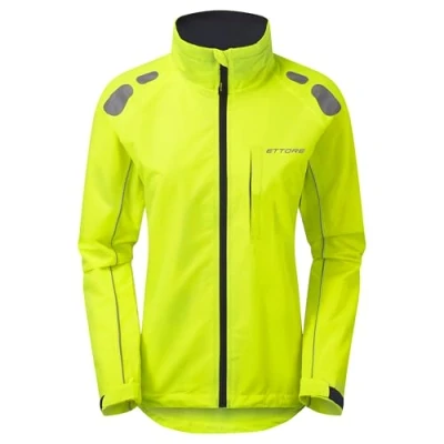 Imagen de Ettore Chaqueta De Ciclismo Impermeable Y Transpirable Alta Visibilidad En para Mujer Amarillo Night Eagle 16