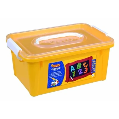 Imagen de Jovi Modelling Clay Soft Dough Blandiver, Multicolor, 5 Farben + Zahlen und Buchstabenförmchen (474)