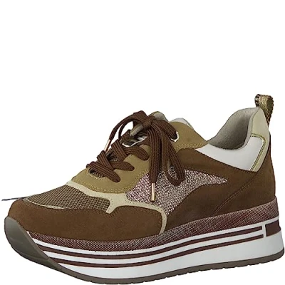 Imagen de MARCO TOZZI 2 23727 41, Zapatillas Mujer, Cognac Comb, 40 EU