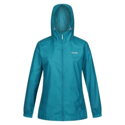 Imagen de Regatta Chaqueta impermeable Pack It III para mujer, costuras selladas, ligera y transpirable, perfecta actividades al aire libre, caminatas, senderismo acampadas