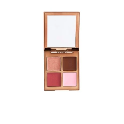 Imagen de MASQMAI Glow Me Up Face Palette, Paleta de Maquillaje con Iluminador, Contouring y Colorete, 4 Sombras