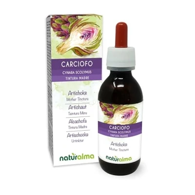 Imagen de Alcachofa (Cynara scolymus) hojas Tintura Madre sin alcohol Naturalma Extracto líquido gotas 120 ml Complemento alimenticio Vegano