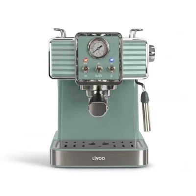 Imagen de Livoo Cafetera espresso DOD174C 15bar, café molido y cápsula ESE, 1,5L, 1350W