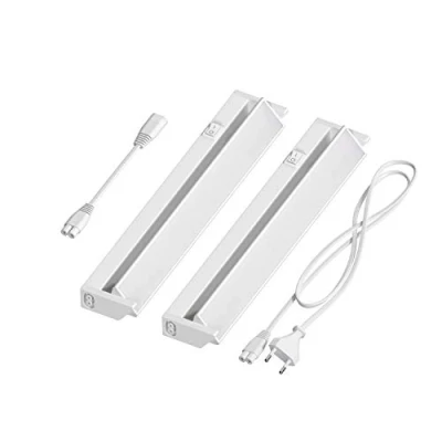 Imagen de ledscom.de Lámpara LED para debajo del armario LIWO 35cm, orientable, 538lm cada una, blanca Juego de 2