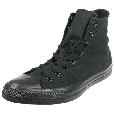 Imagen de Converse All Star Hi Canvas Zapatillas Negras Monocromas UK 8