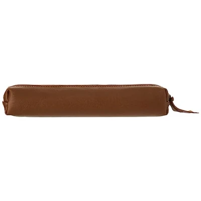 Imagen de Clairefontaine 410030C Estuche Slim Kleo Pathra 19,5 x 2,5 4 cm, piel de cordero, bronce