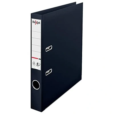 Imagen de Rexel Choices, A4 Archivo de palanca 50 mm, 350 hojas capacidad, cubierta plástico, carpeta archivos, 2115510, blanco