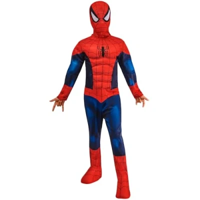 Imagen de Rubie&#039;s 1001874S000 Disfraz infantil de Spider Man, multicolor, 7 8 años