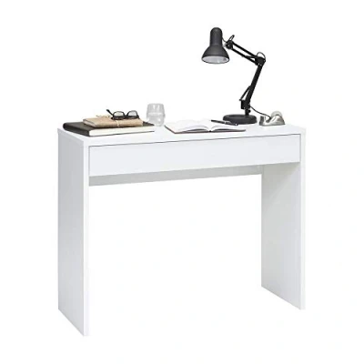 Imagen de FMD Checker Escribanía, Madera, Blanco, 100x40x80 cm