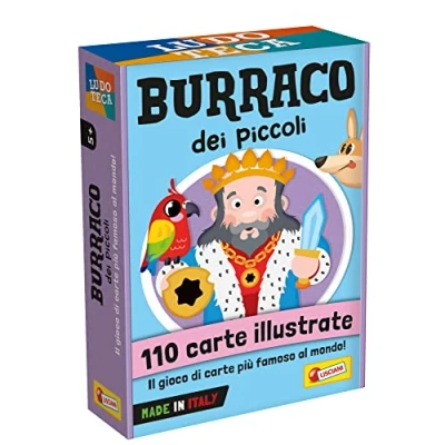 Imagen de Lisciani Giochi Ludoteca Le Cartas Burraco de los Niños, Multicolor, 96688