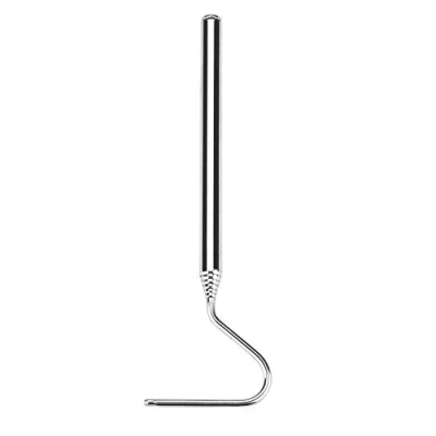 Imagen de Gancho de serpiente ajustable extensible acero inoxidable captura retráctil Suministros reptiles profesionales Varilla