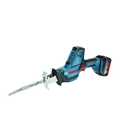 Imagen de Bosch Professional 18V System GSA 18 V LI C Sierra sable a batería (0 3050 cpm, profundidad de corte 200 mm, 2 baterías x 5.0 Ah, en L BOXX)