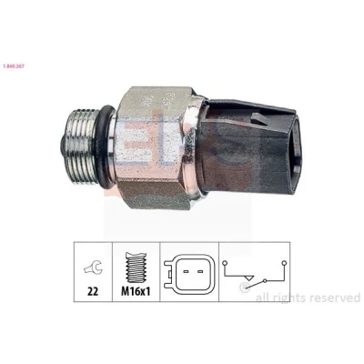 Imagen de EPS 1.860.267 Interruptor, piloto de marcha atrás Made in Italy OE Equivalent FORD: Focus 2, 2 Limousine, MONDEO 3 Kombi, VOLVO: V50