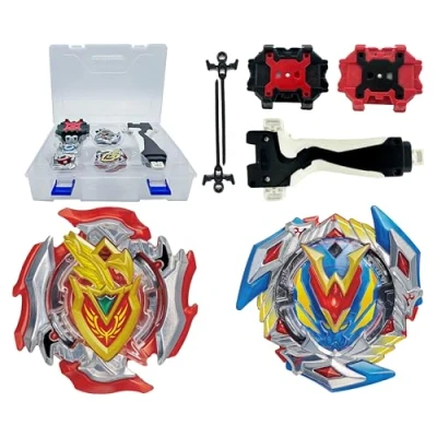 Imagen de Gytobytle 2in1 Bey Peonzas with Casilla Blade Conjunto de Peonza Juguetes, Launcher Asas