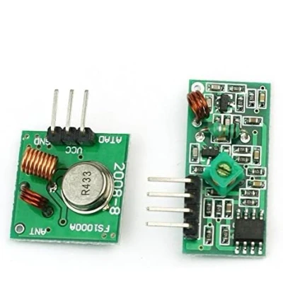 Imagen de iHaosapce 5X 433MHz RF Wireless Transmitter and Receiver Module Kits For Arduino Raspberry Pi
