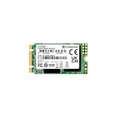 Imagen de Transcend NAND 3D Serial ATA III 430S M.2 de 512 GB, 2242, 42 mm, inalámbrico