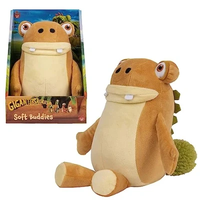 Imagen de Gigantosaurus Peluche del Dinosaurio Mazu de 25 cm, Personaje la Serie Dibujos Animados Infantil, un Dino Especie anquilosaurio, Color Azul, niños y niñas +1 año, Famosa (GGN04700)