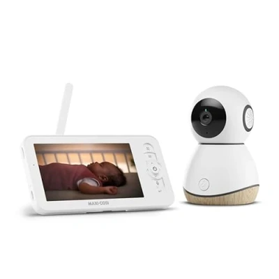Imagen de Maxi Cosi Monitor de bebé See Pro, cámara Inteligente con aplicación, Video para bebé, traductor llanto, detección automática Movimiento, Ultra HD (2K),