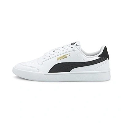 Imagen de PUMA Shuffle Jr, Zapatillas Deportivas, Multicolor White Black Team Gold, 39 EU