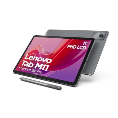 Imagen de Lenovo Tablet Tab M11, Pantalla táctil de 11 Pulgadas, MediaTek G88, 4 GB RAM, 128 eMMC 5.1, Android 13, Gris, Incluye Pen