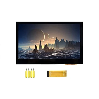 Imagen de 4.3inch DSI LCD Capacitive Touch Screen Display 800x480 Resolution IPS Wide Angle Monitor for Raspberry Pi 4B/3B+/3A+/3B/2B/B+/A+, Supports Ubuntu/Kali / WIN10 IoT
