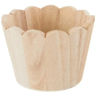 Imagen de Artemio VIVA05 Maceta, Madera, Beige, 11 x 5 cm