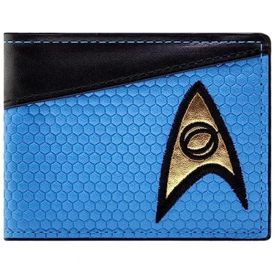 Imagen de USS Starfleet Emblem Voyage Uniforme de Ciencia Billetera/Cartera Bi Fold Bolsillo para Monedas &amp; Tarjetero, Azul