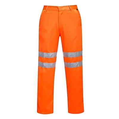 Imagen de Portwest Pantalones De Polialgodón Alta Visibilidad Ris, Tamaño: L, Color: Naranja Altos, RT45ORTL