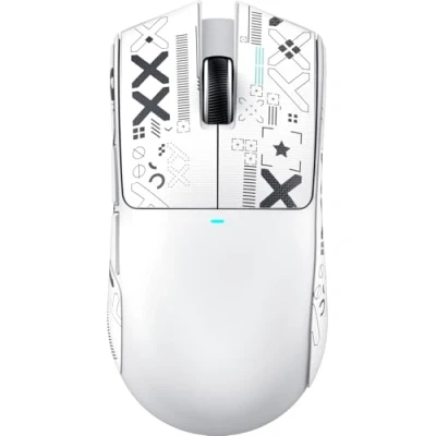 Imagen de ATTACK SHARK X11 SE Ratón Gaming Inalámbrico, Sensor PixArt PAW3311, BT/2.4G Inalámbrico/Cableado, 22000 dpi, 65 Horas, para Oficina y Win11/Xbox/PS/Mac (Blanco + Cinta)