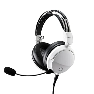 Imagen de Audio Technica Auriculares Cerrados de Alta Fidelidad Para Videojuegos Blanco