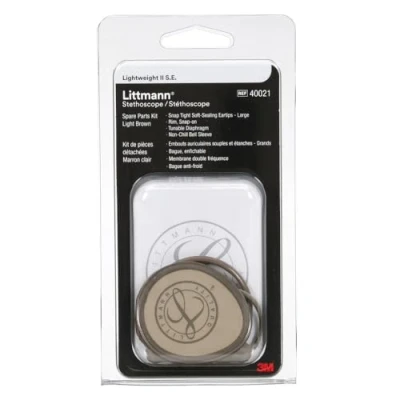 Imagen de Littmann 3M Lightweight II S.E. 40021, Kit de piezas repuesto para fonendoscopios, color Marrón Claro