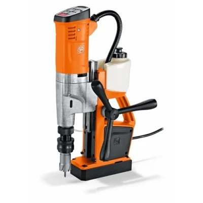 Imagen de FEIN Máquina perforadora con imán universal KBU 35 MQW, corona hasta mm de 1 velocidad giro a derecha/izquierda, portaherramientas cono Morse MK2