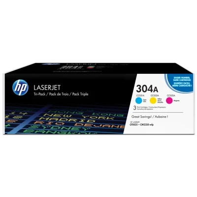 Imagen de Tóner Pack 3 Colores (cmy) Hp 304a Cf372am