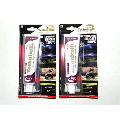 Imagen de Pegamento adhesivo de alta temperatura 1200 C para tubos escape, chimeneas, colectores, 70 ml